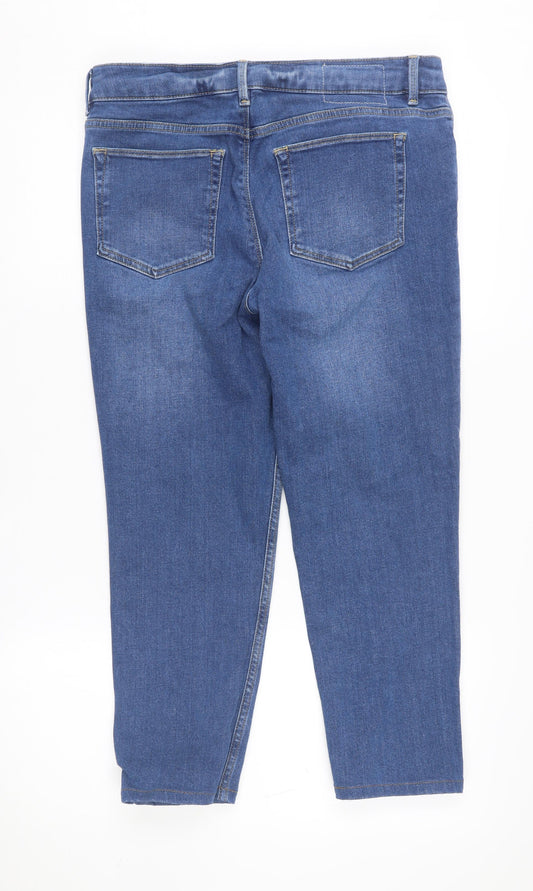 Jigsaw Women's Blue Straight Jeans Size 2 with Zip Closure