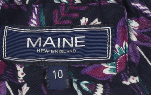 Maine New England Women's Floral Blouse Size 10