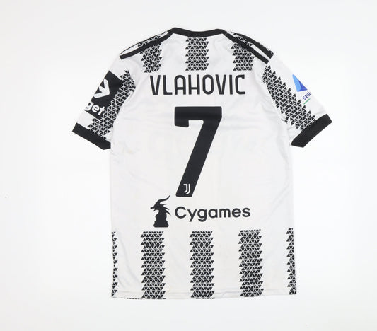 Adidas Boys White Football Jersey T-Shirt Size 18