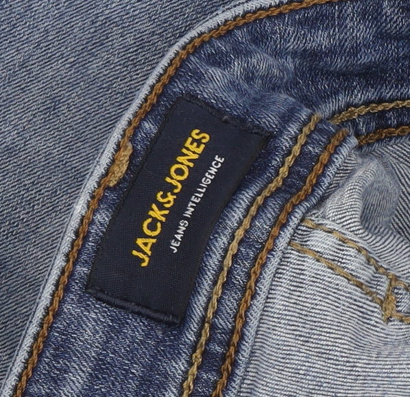 Jack & Jones Men's Blue Skinny Jeans Size 34