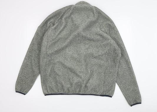 Trespass Men's Grey Wool Jacket L Full Zip Casual