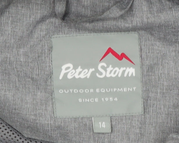 Peter Storm Women's Grey Parka Jacket Size 14