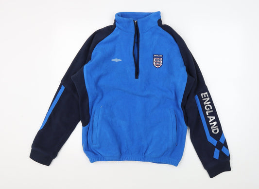 Umbro Unisex Blue Pullover Sweatshirt Size 16