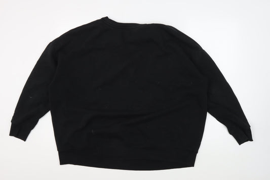 Capsule Women's Black Pullover Sweatshirt Size 22