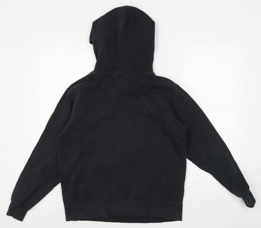 Nike Women's Black Hoodie, Size S, Logo Accent