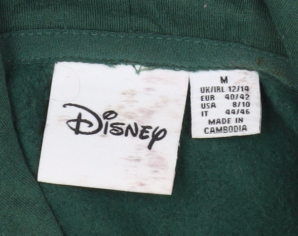 Disney Women's Green Winnie the Pooh Hoodie Size 12
