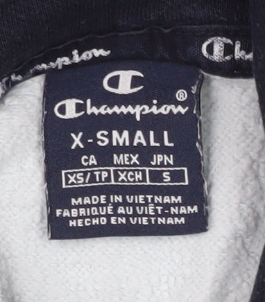 Champion Blue Unisex XS Pullover Hoodie