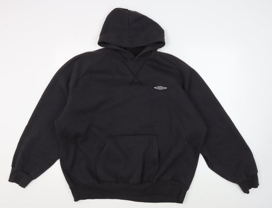 Umbro Men's Black 3XL Pullover Hoodie