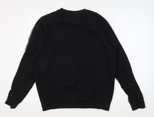 FILA Men's Black Pullover Sweatshirt M Graphic