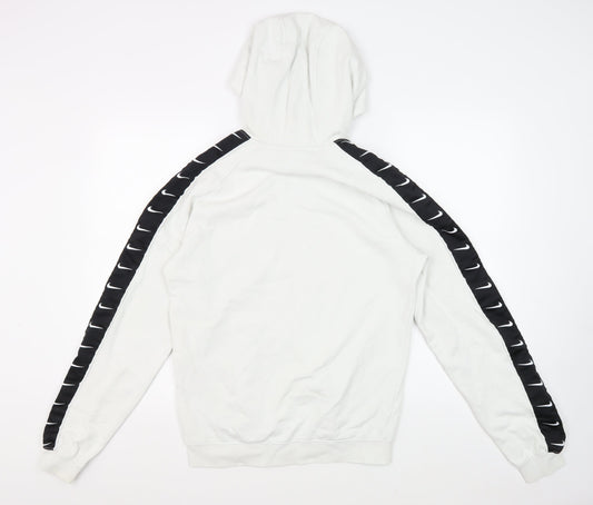 Nike Men's XS White Pullover Hoodie