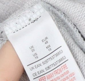 Disney Women's Grey Mickey Pullover Sweatshirt Size 20