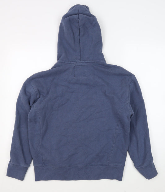 Hollister Blue Unisex Pullover Hoodie XS