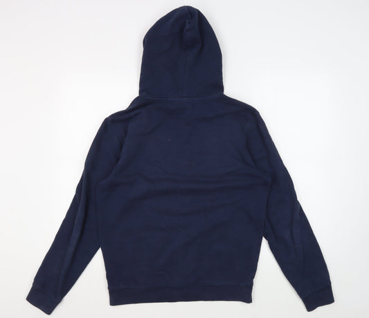 Champion Men's Blue Logo Hoodie S Pullover