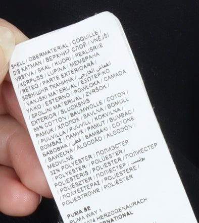 Puma Women's Black XS 1/4 Zip Sweatshirt Pullover