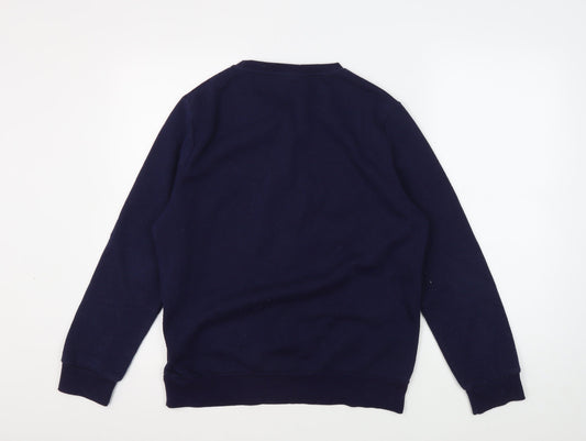 Disney Unisex Blue Lilo & Stitch Pullover Sweatshirt S