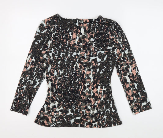 Womens UK Size 10 Laura Ashley Multicoloured Polyester Blend Blouse