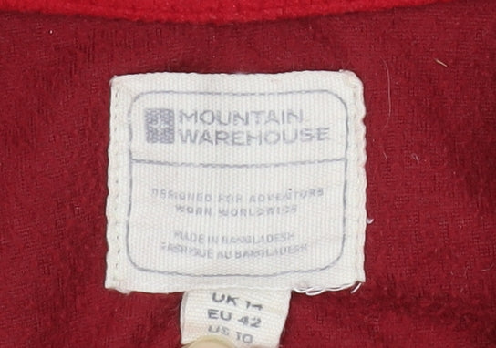 Mountain Warehouse Red Women's Pullover Sweatshirt Size 14