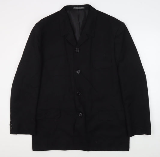 Jeff Banks Men's Black Suit Jacket 42R Regular Fit