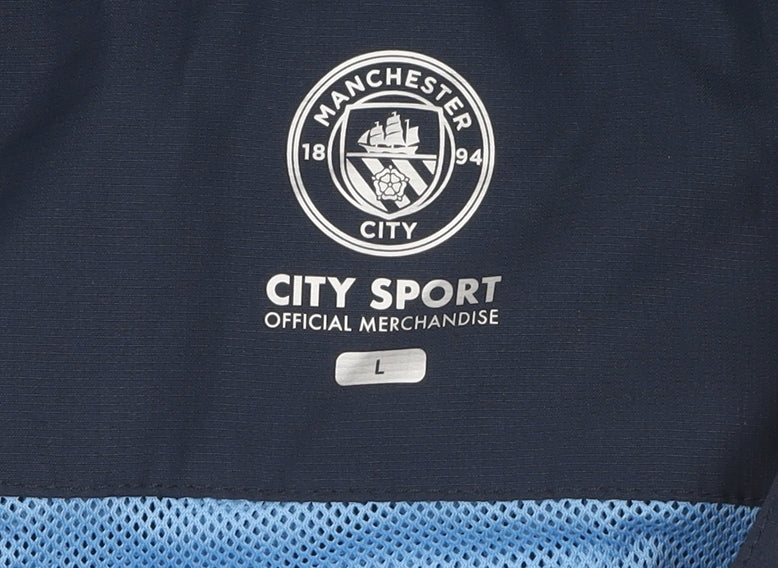 Additional view of Fanatics Men's Blue Football Hoodie Jacket, size L
