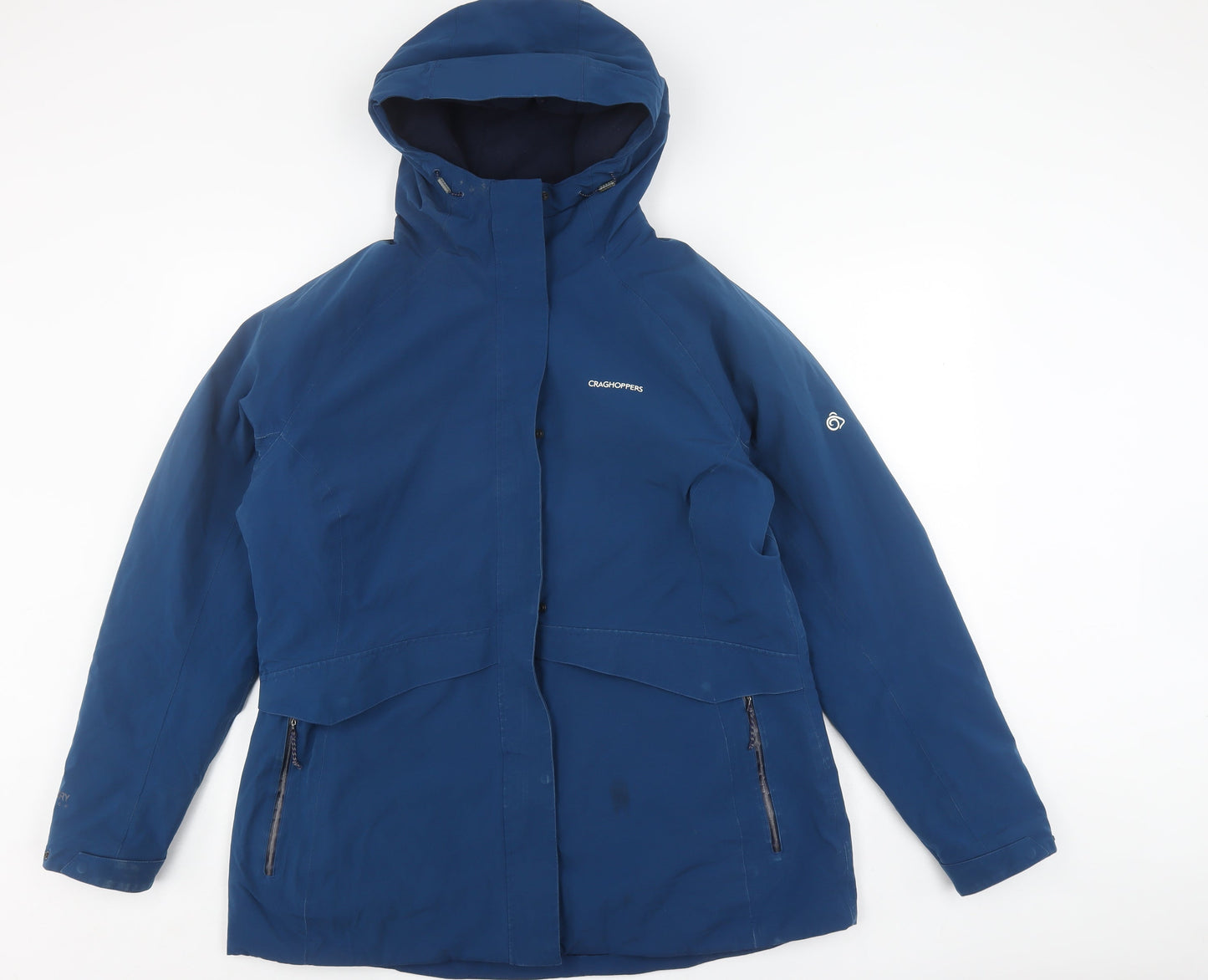Craghoppers Blue Unisex Waterproof Jacket Size 42
