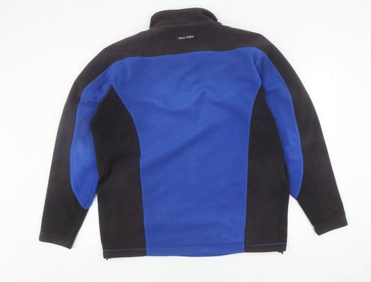 Mizuno Men's Blue Fleece Windproof Pullover XL