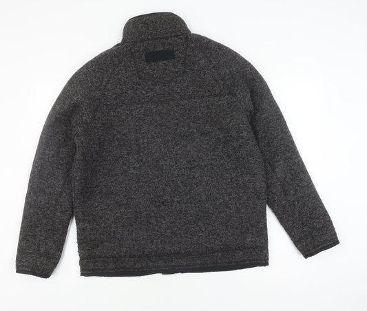 Mantaray Men's Grey Medium Basic Jacket with Zipped Pockets