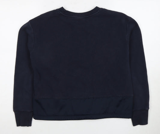 Champion Women's Black Sweatshirt S Logo Pullover