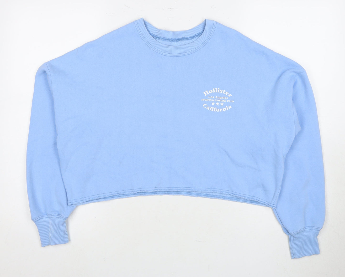 Hollister Women's Blue Pullover Sweatshirt XS