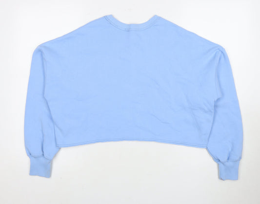 Hollister Women's Blue Pullover Sweatshirt XS