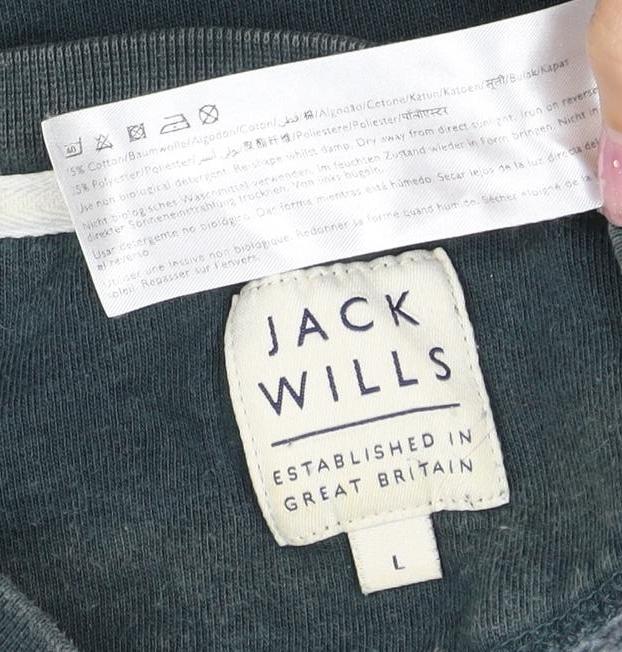 Jack Wills Unisex Green Pullover Sweatshirt L