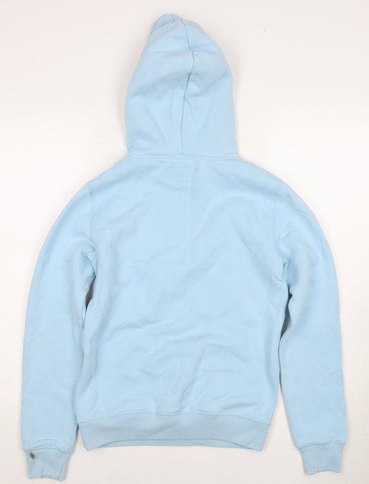 Jack Wills Women's Blue Pullover Hoodie - M