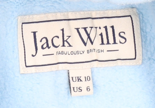 Jack Wills Women's Blue Pullover Hoodie - M