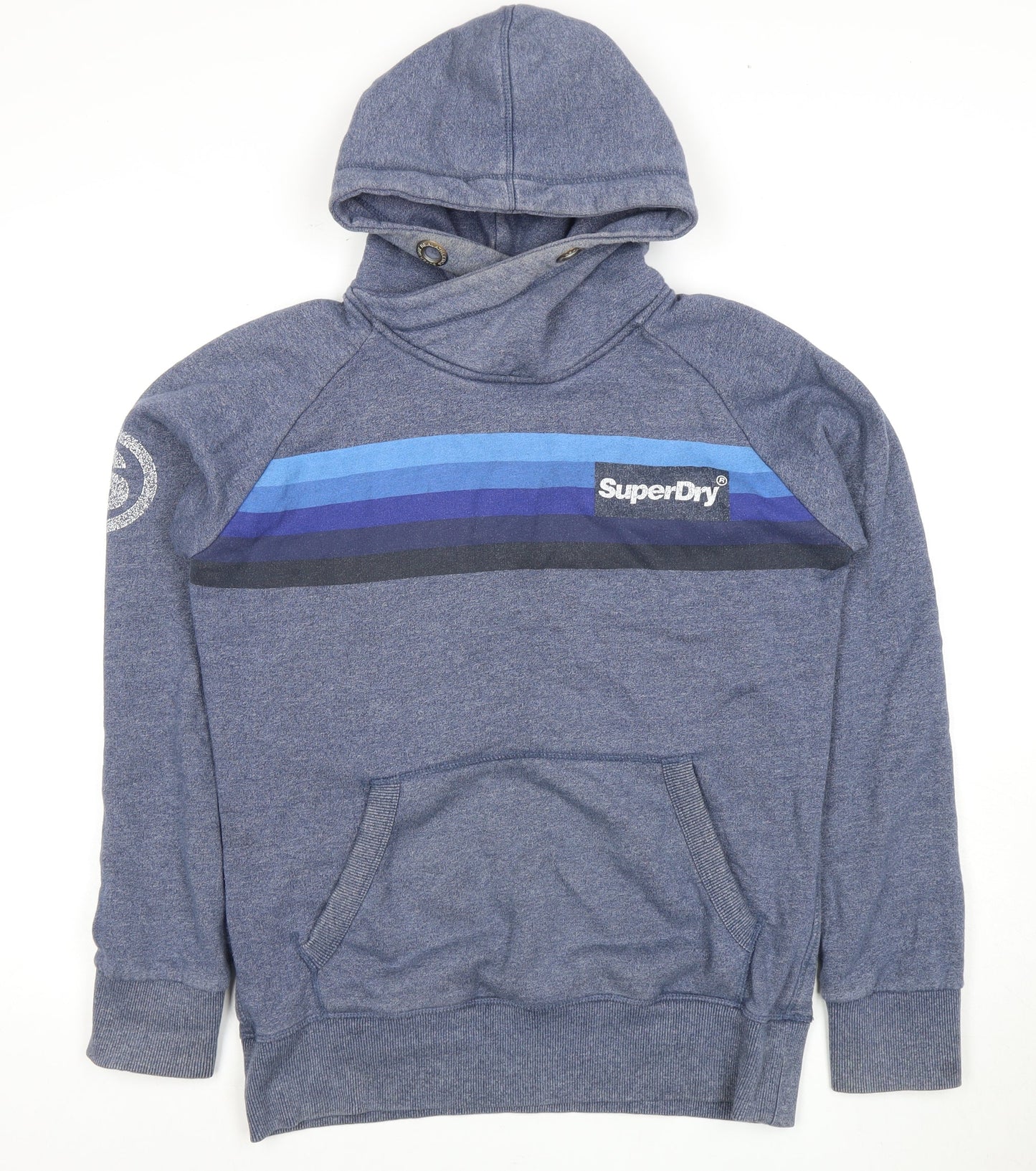 Superdry Men’s Blue Pullover Hoodie L