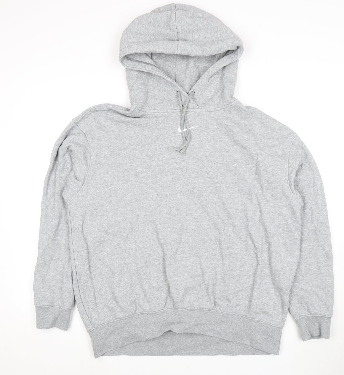 Nike Men's Grey Pullover Hoodie - Size S