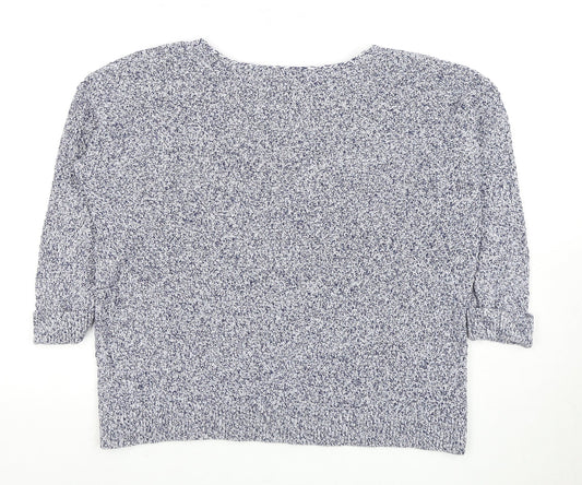 Fat Face Women's Multicoloured Cotton Pullover Jumper Size 16