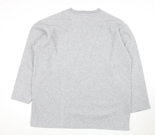 Wallis Grey Women's Pullover Sweatshirt L
