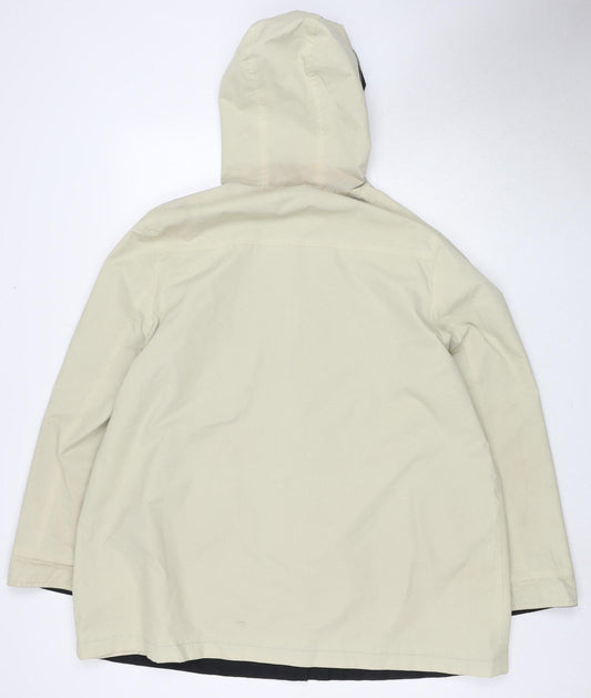 Jane Doe Women Beige Mid-Length Cape