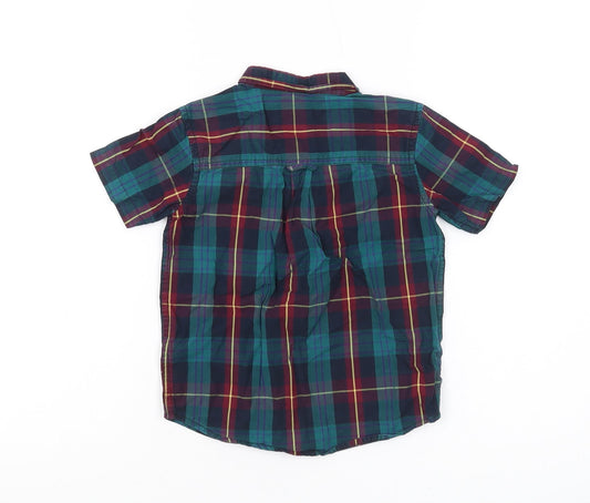 Lyle & Scott Boys Multicoloured Plaid Button-Up Shirt 4-5 Years