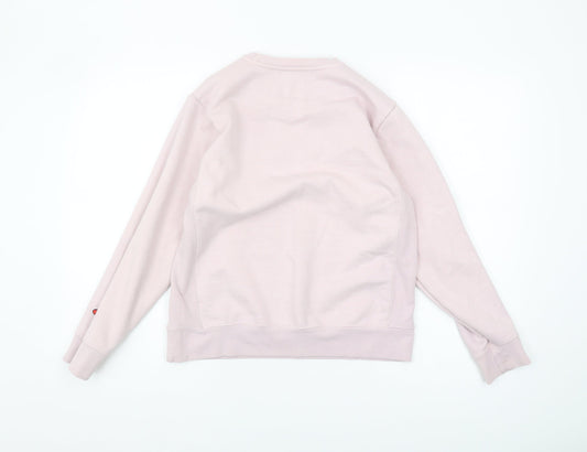 Champion Womens Pink Pullover Sweatshirt L