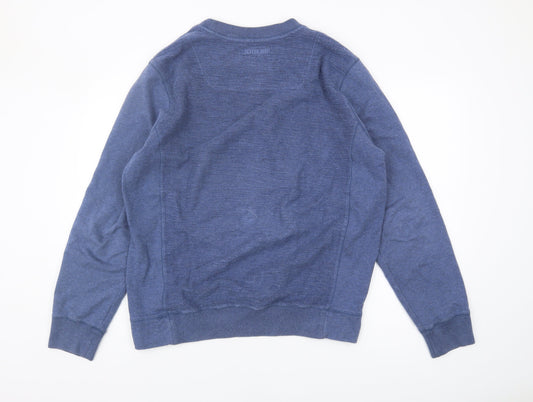 Joules Men's Blue Pullover Sweatshirt L