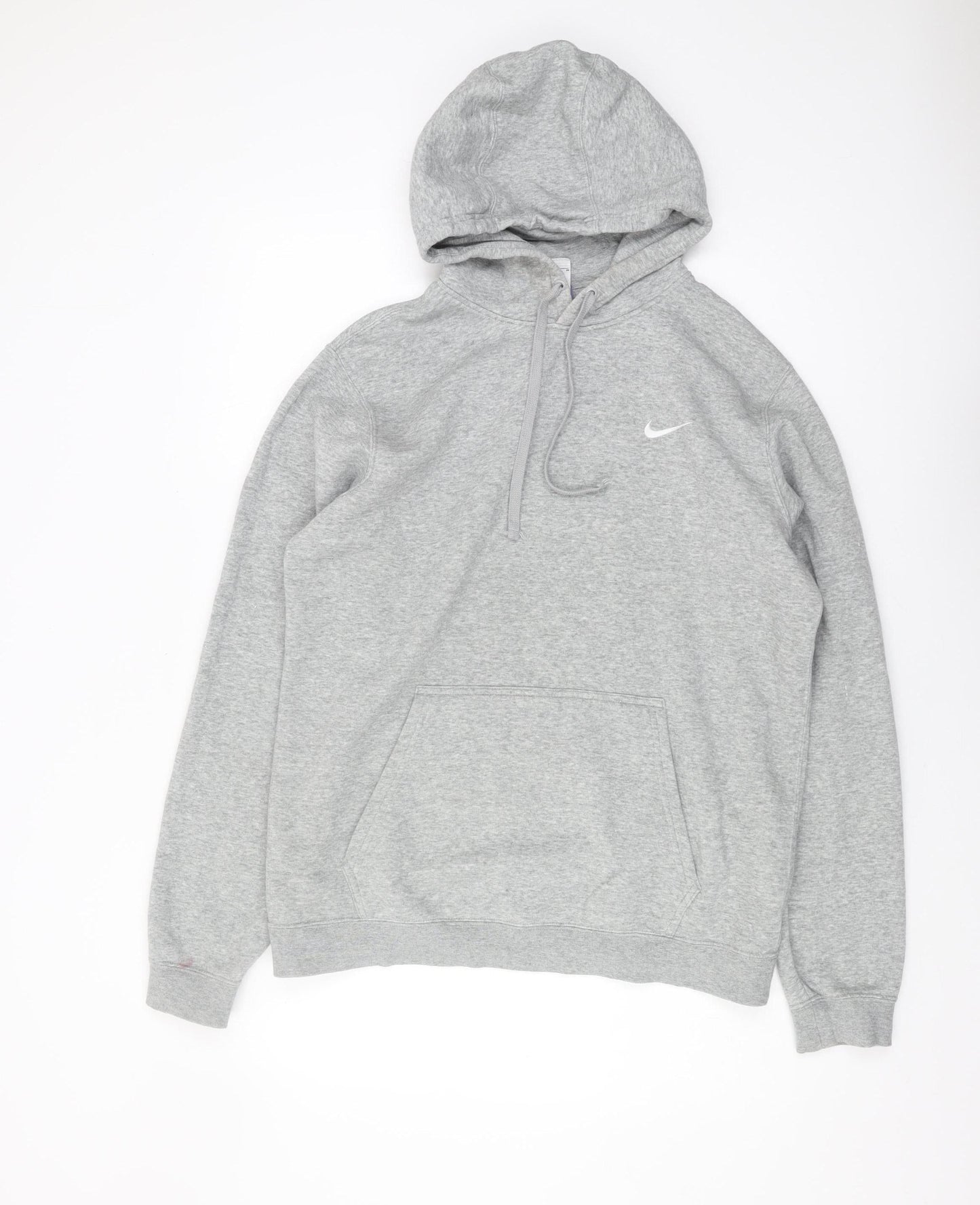 Nike Men's Grey Pullover Hoodie M with Logo