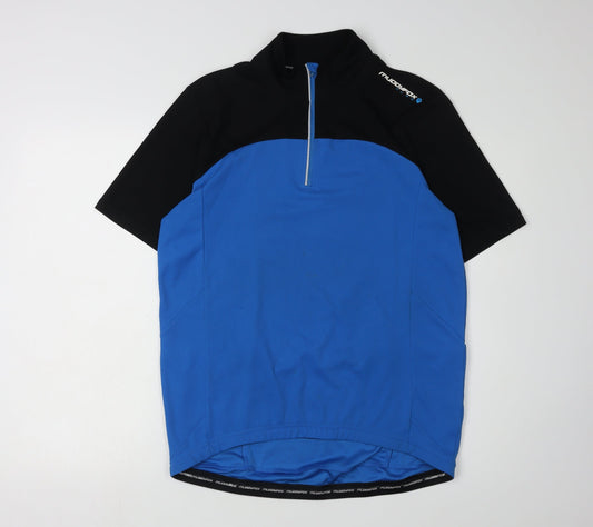 Muddyfox Men's XL Blue Cycling Jersey - Breathable & Quick Dry