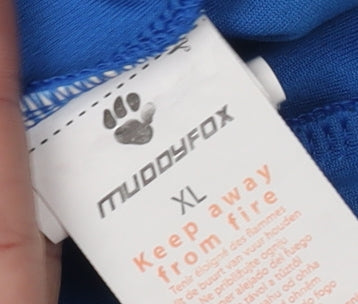 Muddyfox Men's XL Blue Cycling Jersey - Breathable & Quick Dry