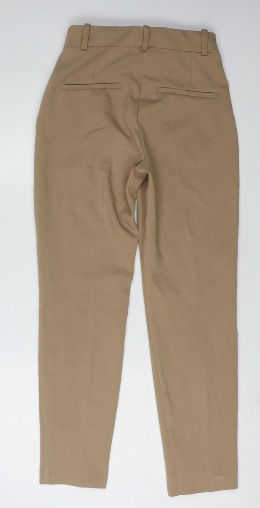 H&M Women's Beige Trousers Size 8