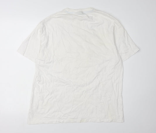 McKenzie Men's Graphic White T-Shirt Size L