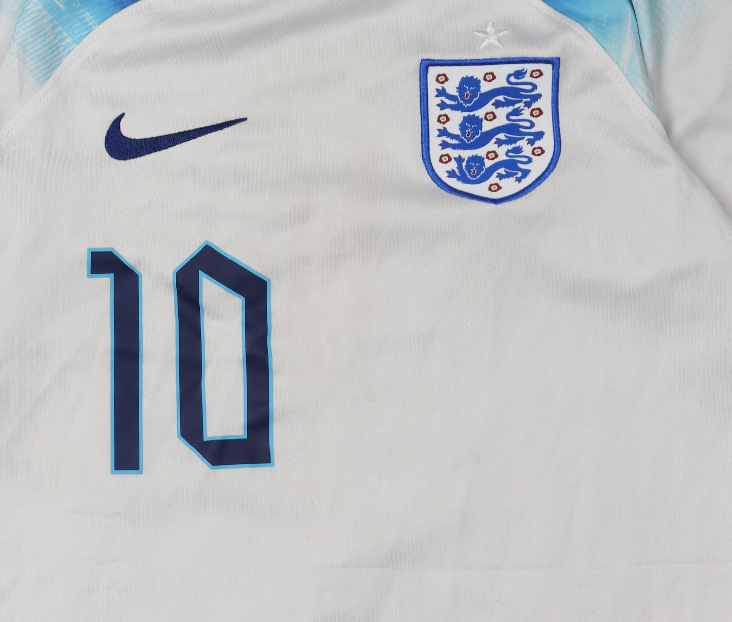 Additional view of Nike boys’ white football jersey short sleeve medium