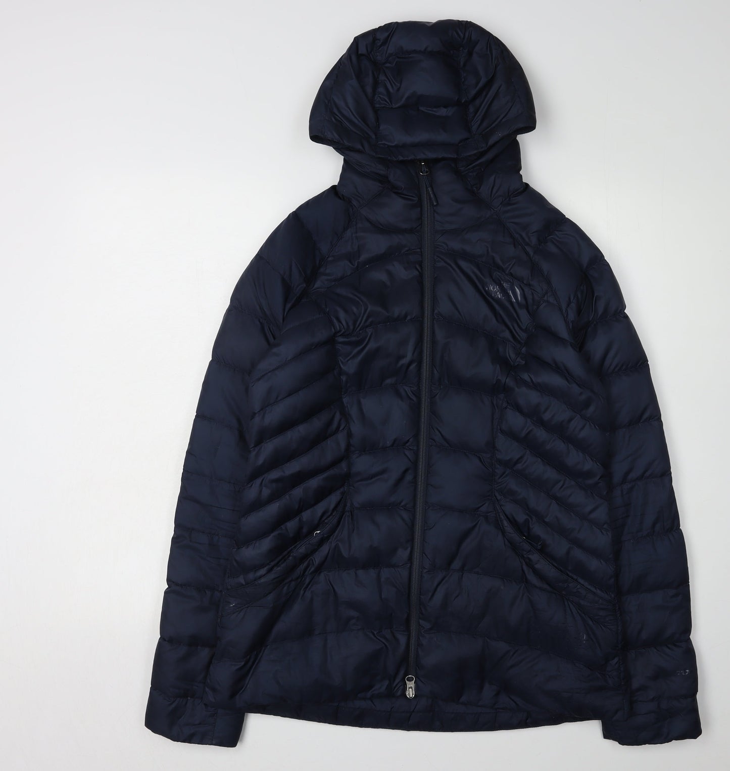 The North Face Women's Blue M Puffer Jacket Hooded