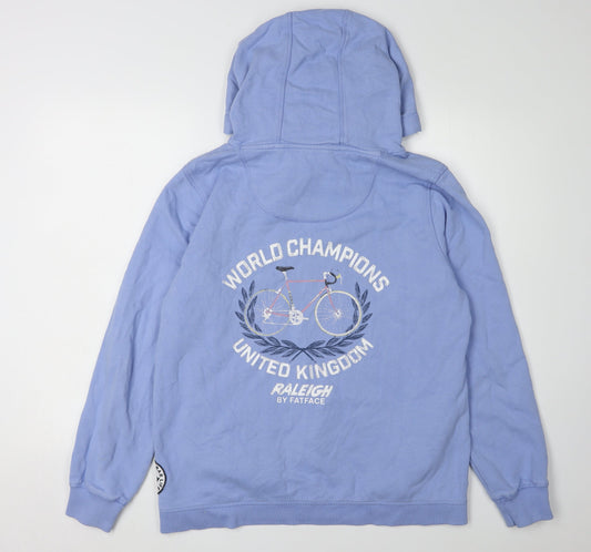FatFace Blue Pullover Hoodie M Unisex Adults