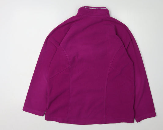 Craghoppers Women's Purple Fleece Pullover Sweatshirt Size 14