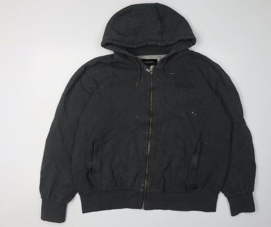 Firetrap Men's Black 2XL Full Zip Hoodie